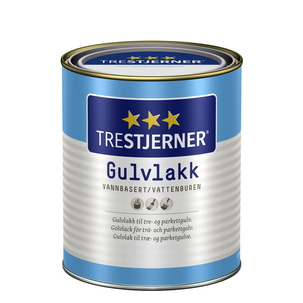 TRESTJER.GULVLAKK HALVBL 0,75L