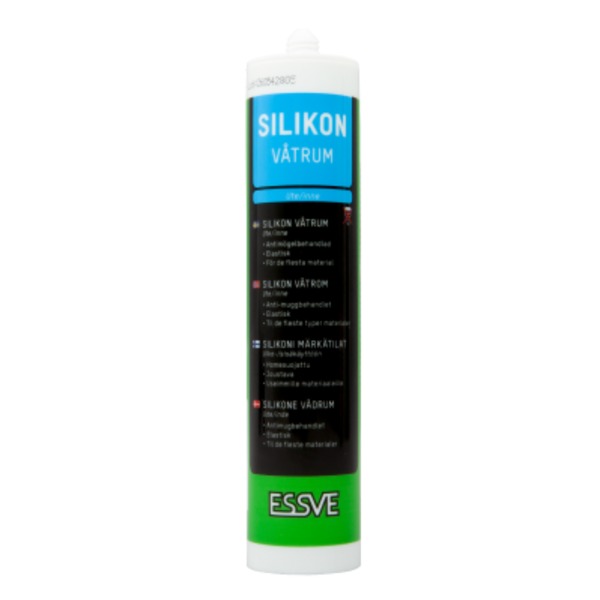 SILIKON VÅTROM HVIT 300 ML