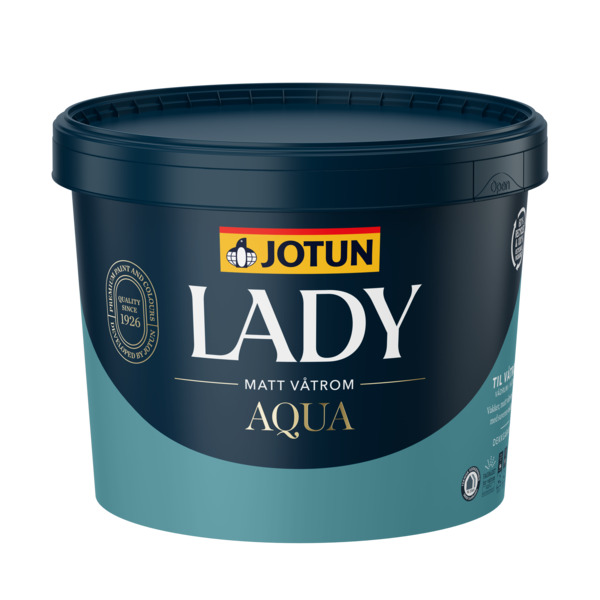 LADY AQUA MATT HVIT